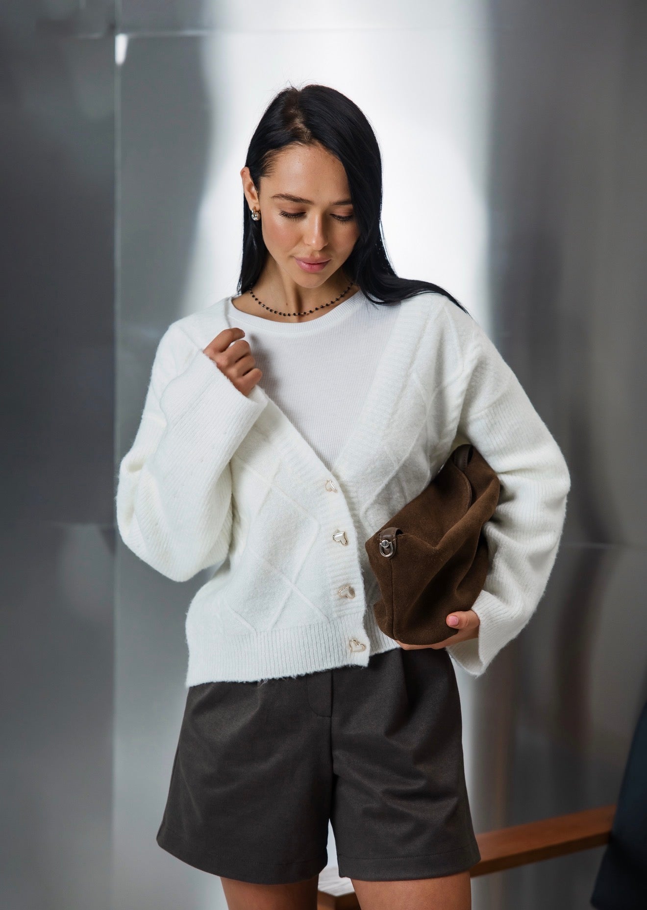 Вʼязаний кардиган «Love»