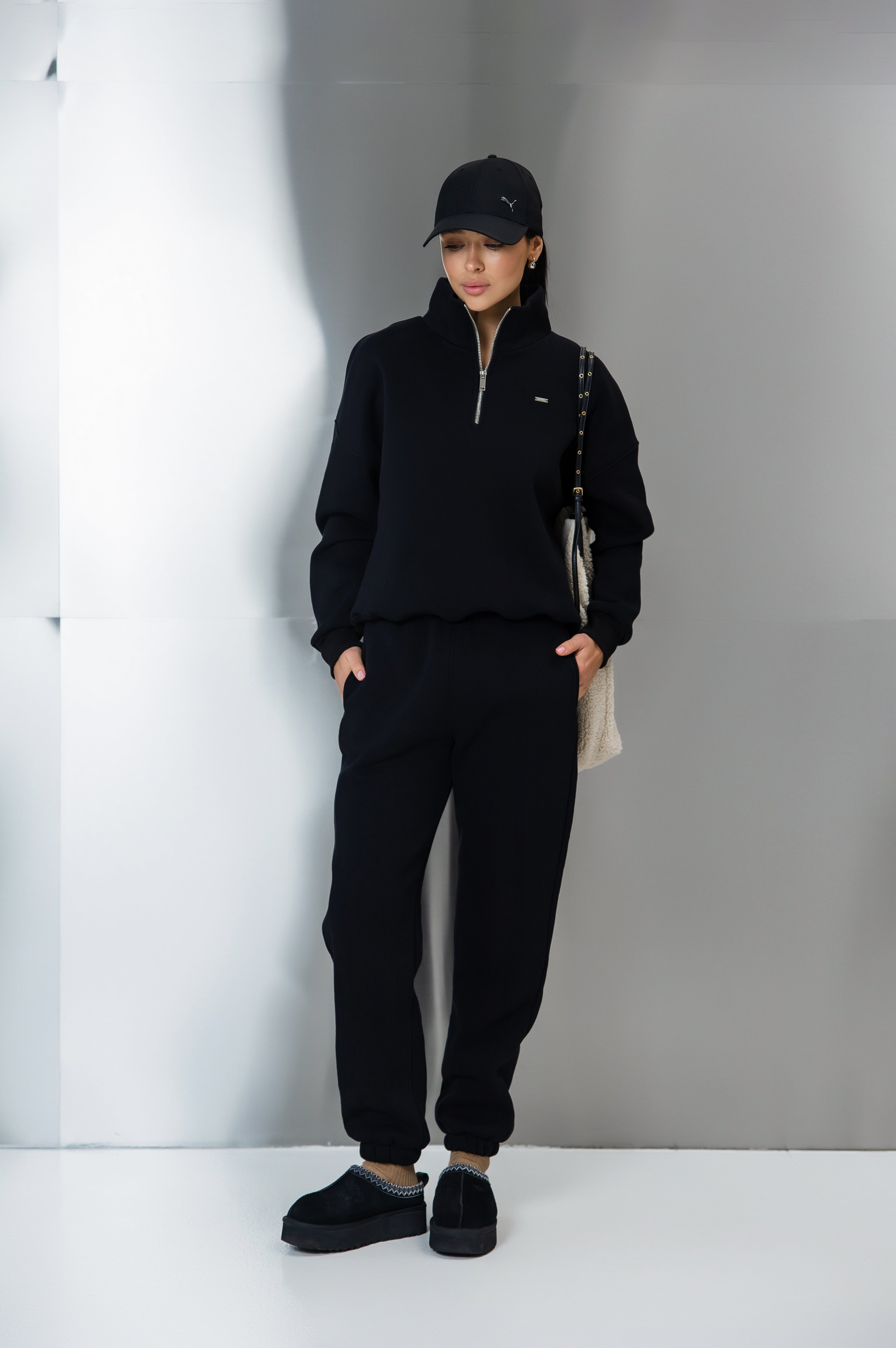 Теплий Zip-костюм 2025/26ʼ чорний