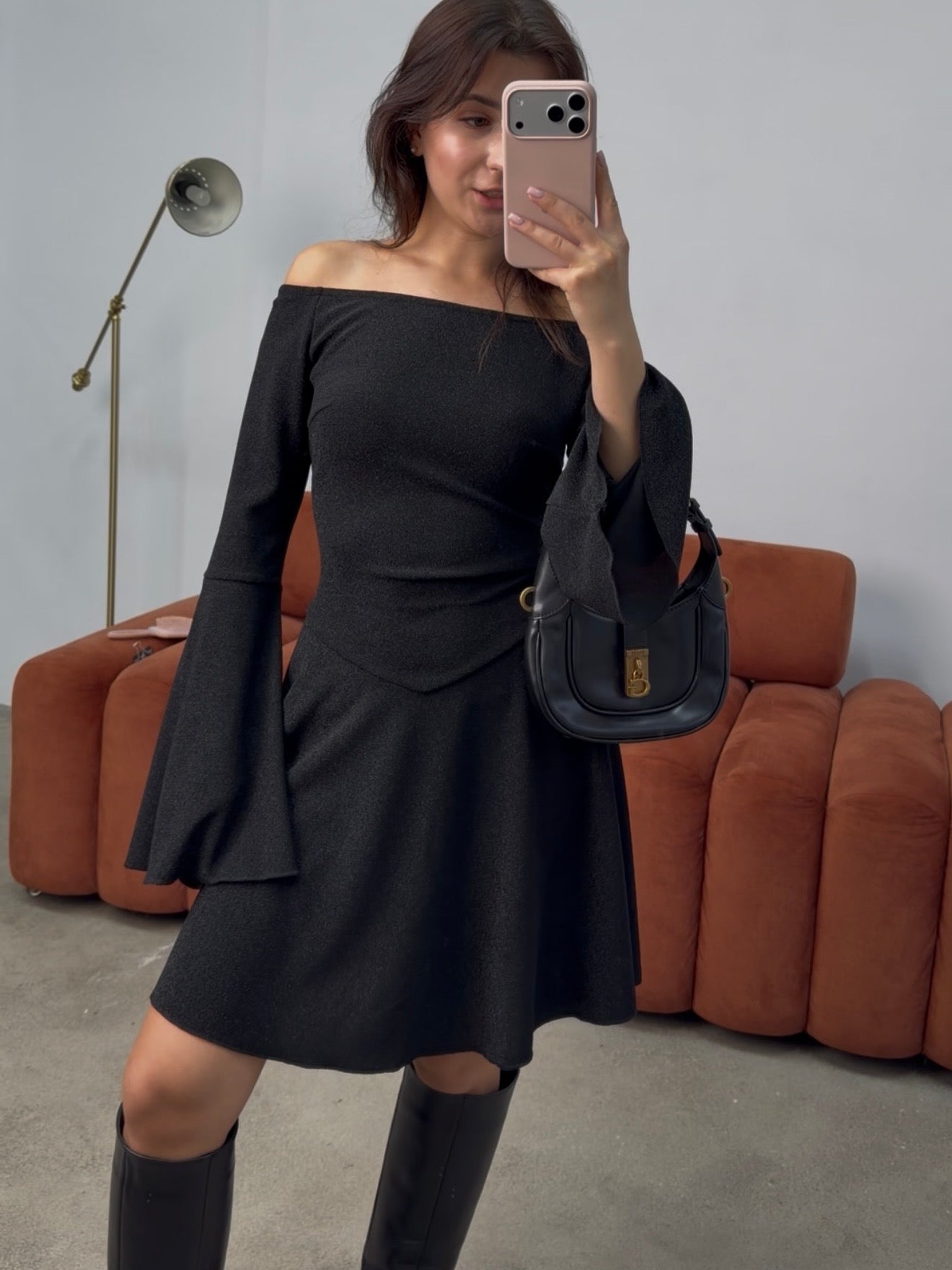 Сукня з люрексом