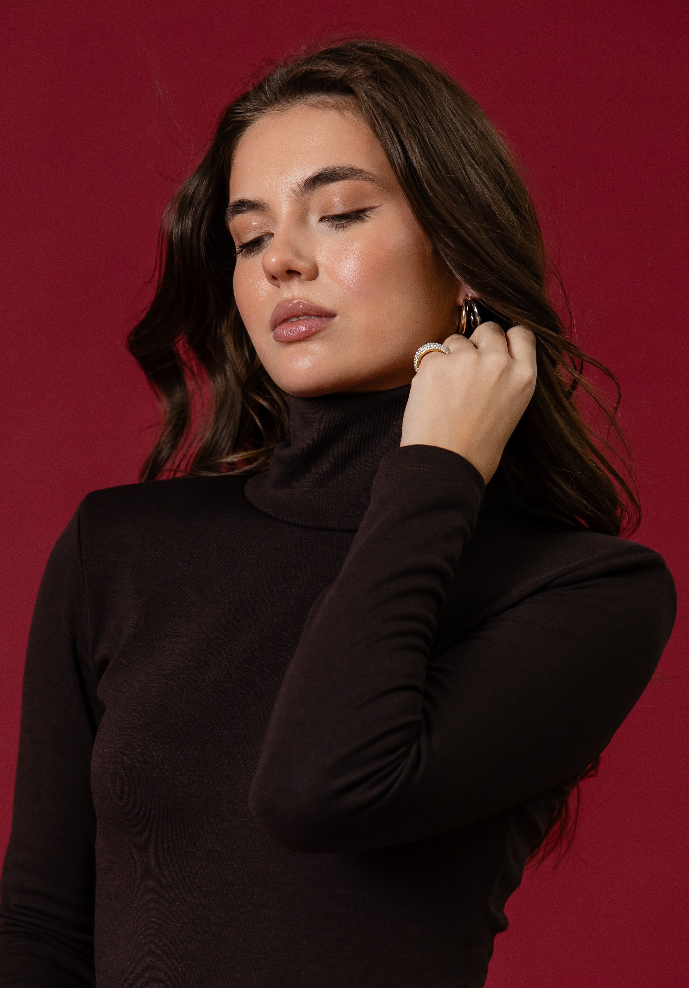 Утеплений гольф шоколад