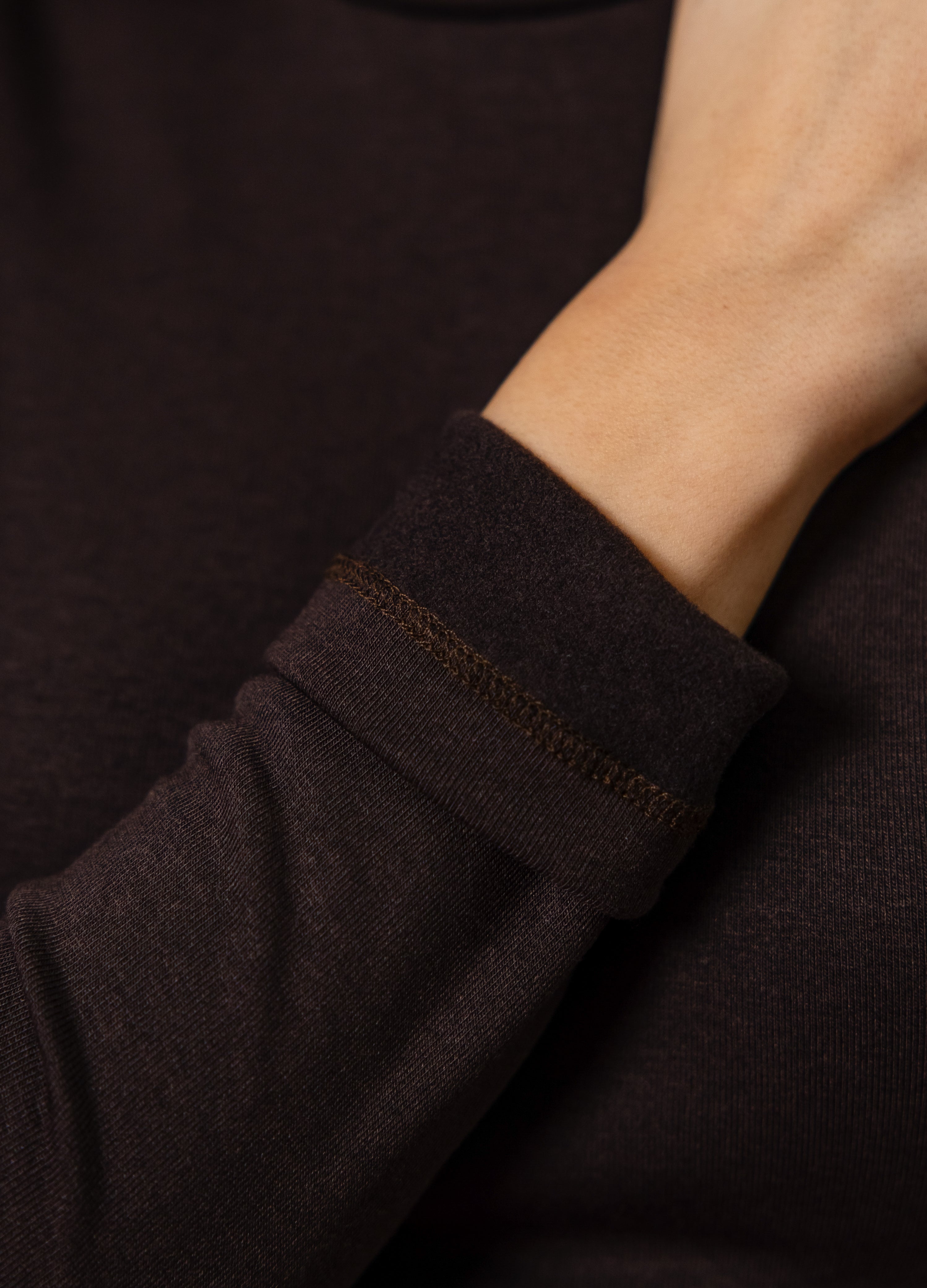 Утеплений гольф шоколад