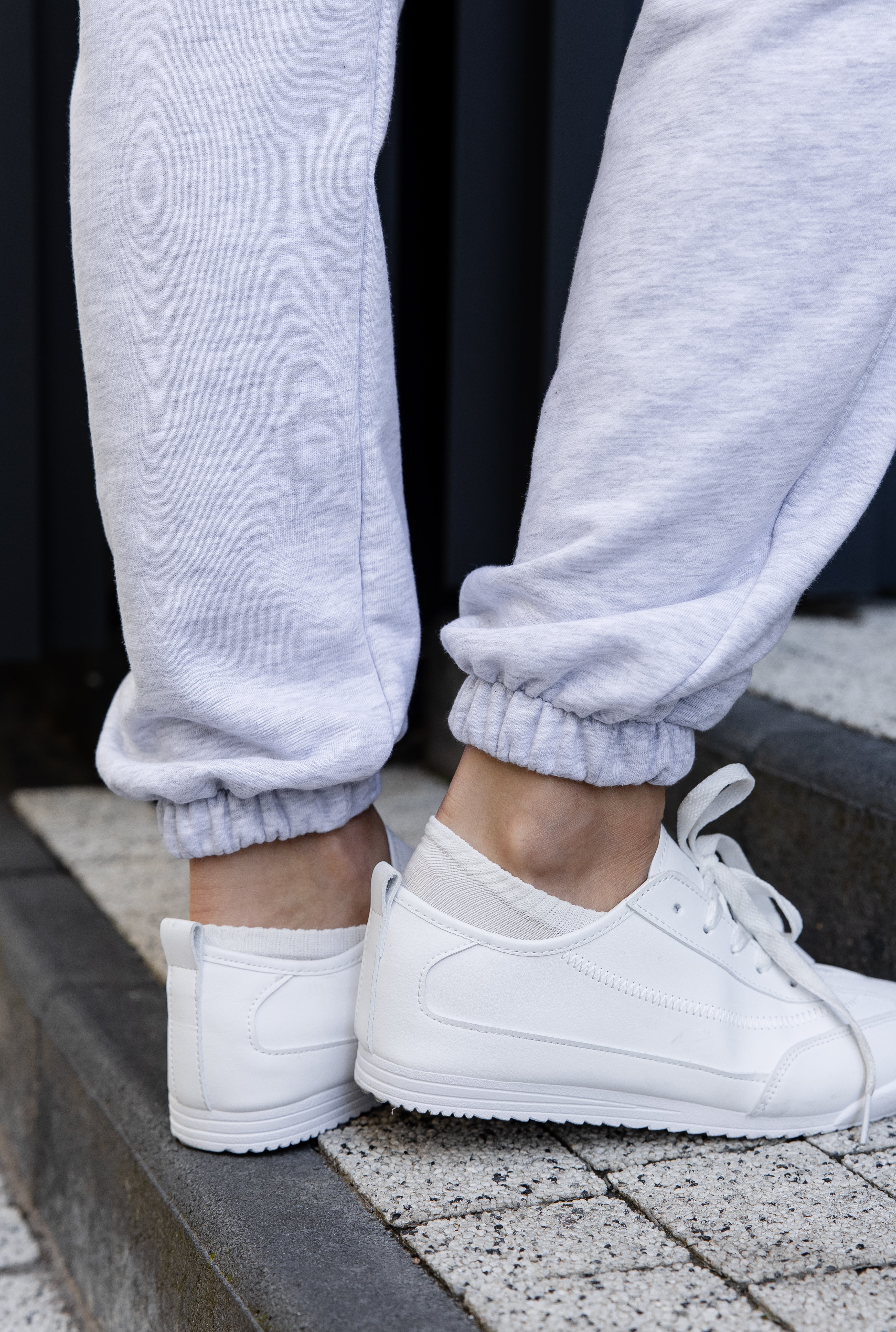 Базові джогери сірий меланж