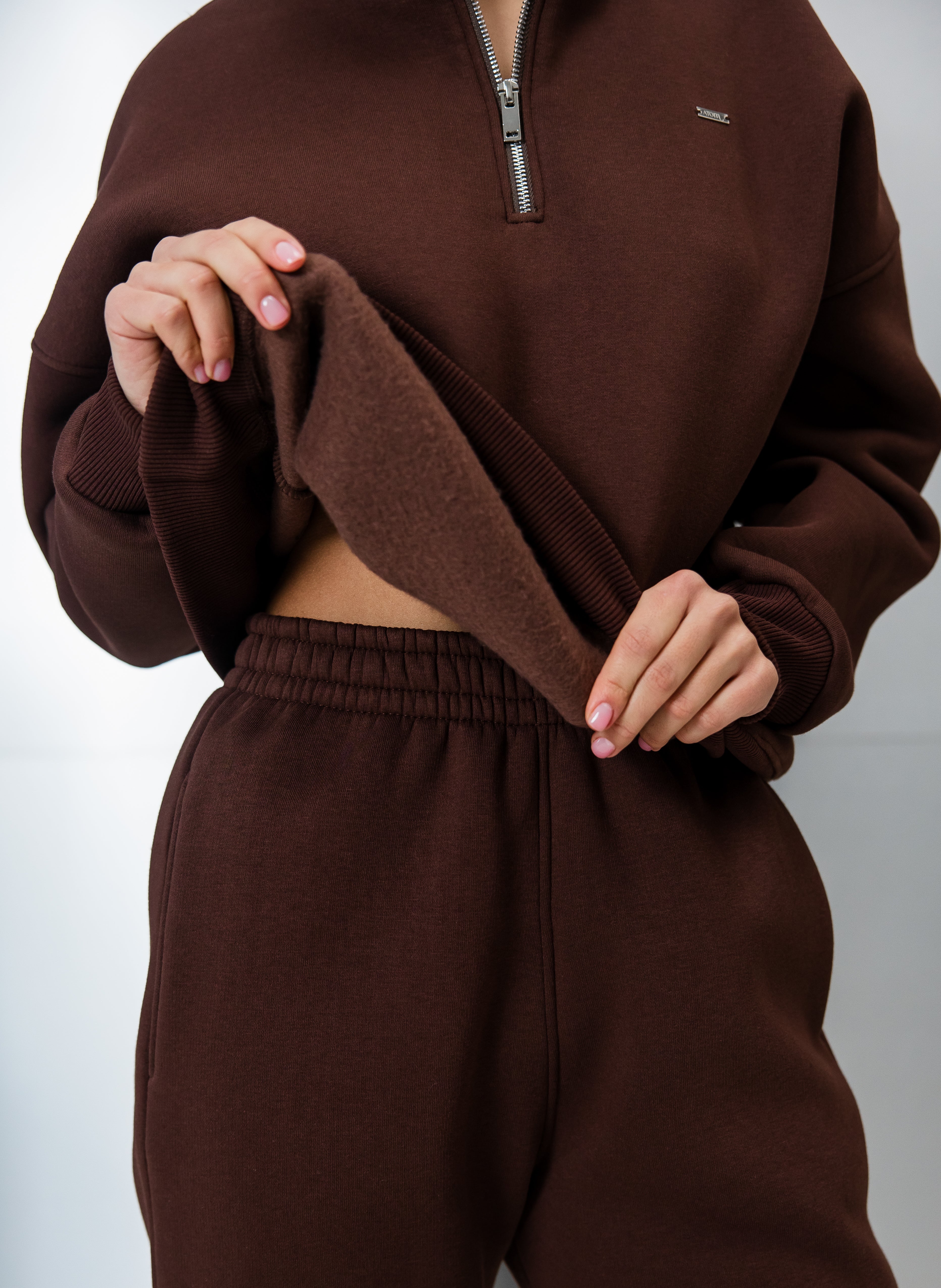 Теплий Zip-костюм 2025/26ʼ шоколад