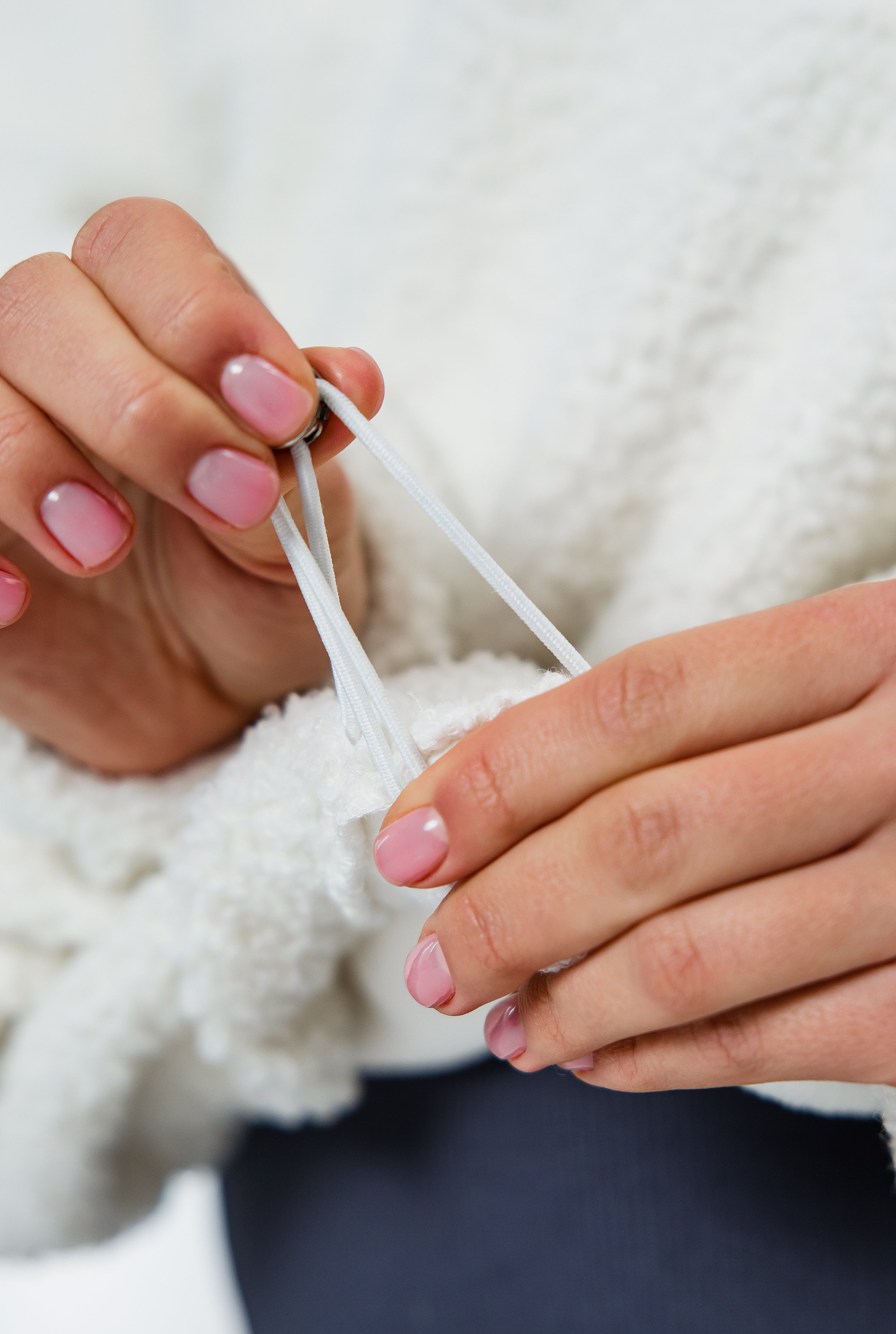 Флісова тедді-кофта молочний