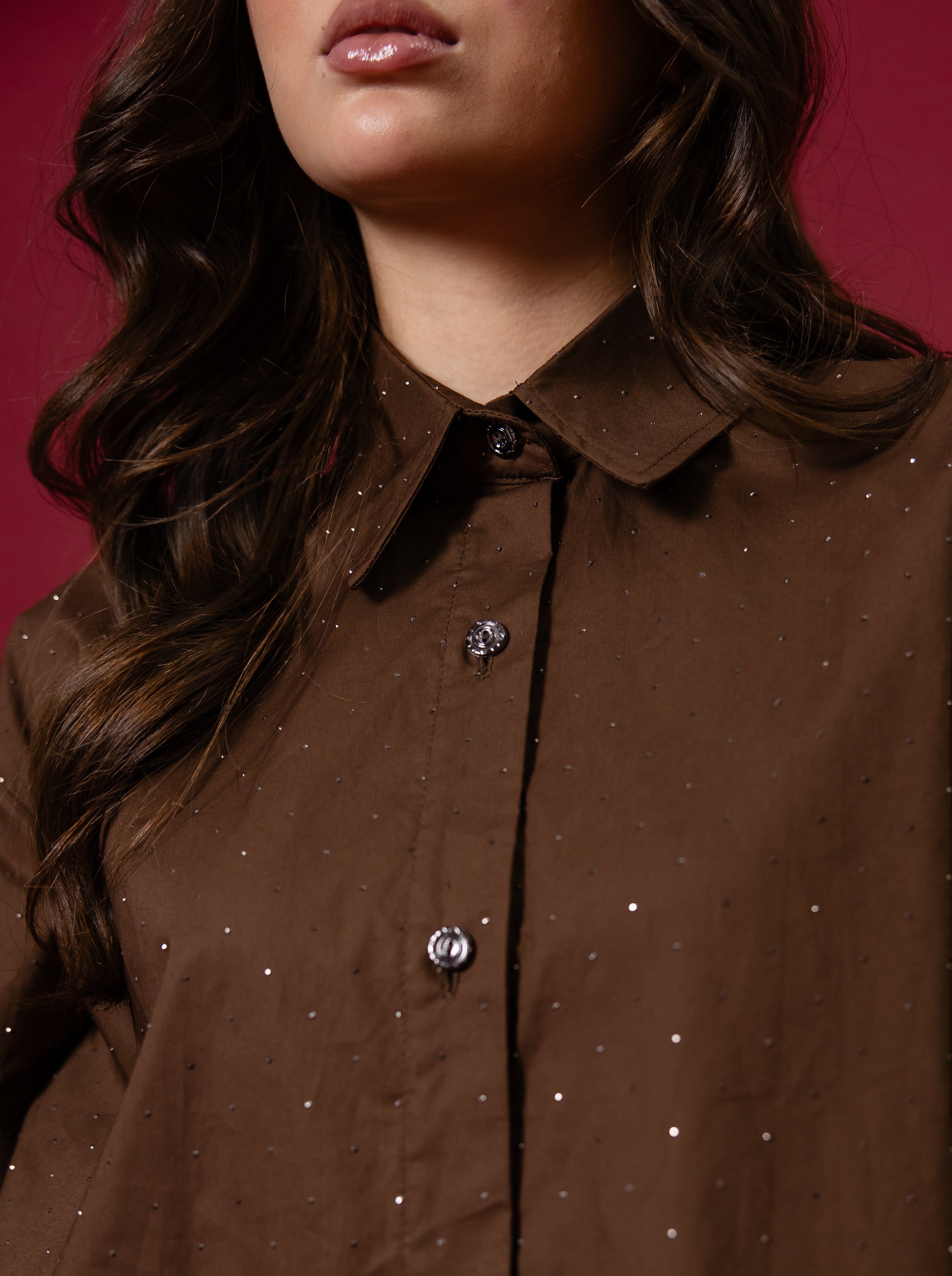 Сорочка SHINE шоколад