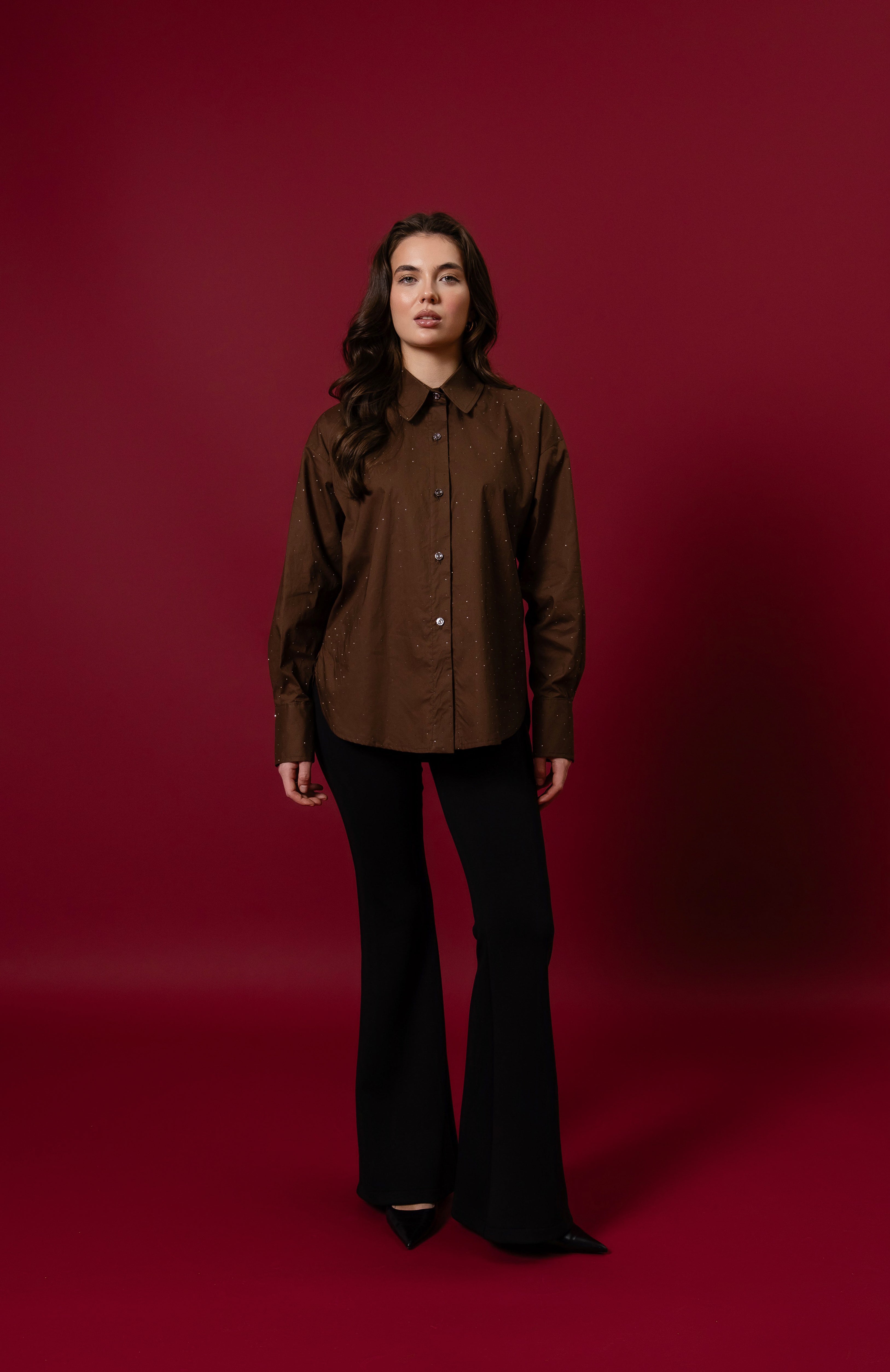 Сорочка SHINE шоколад