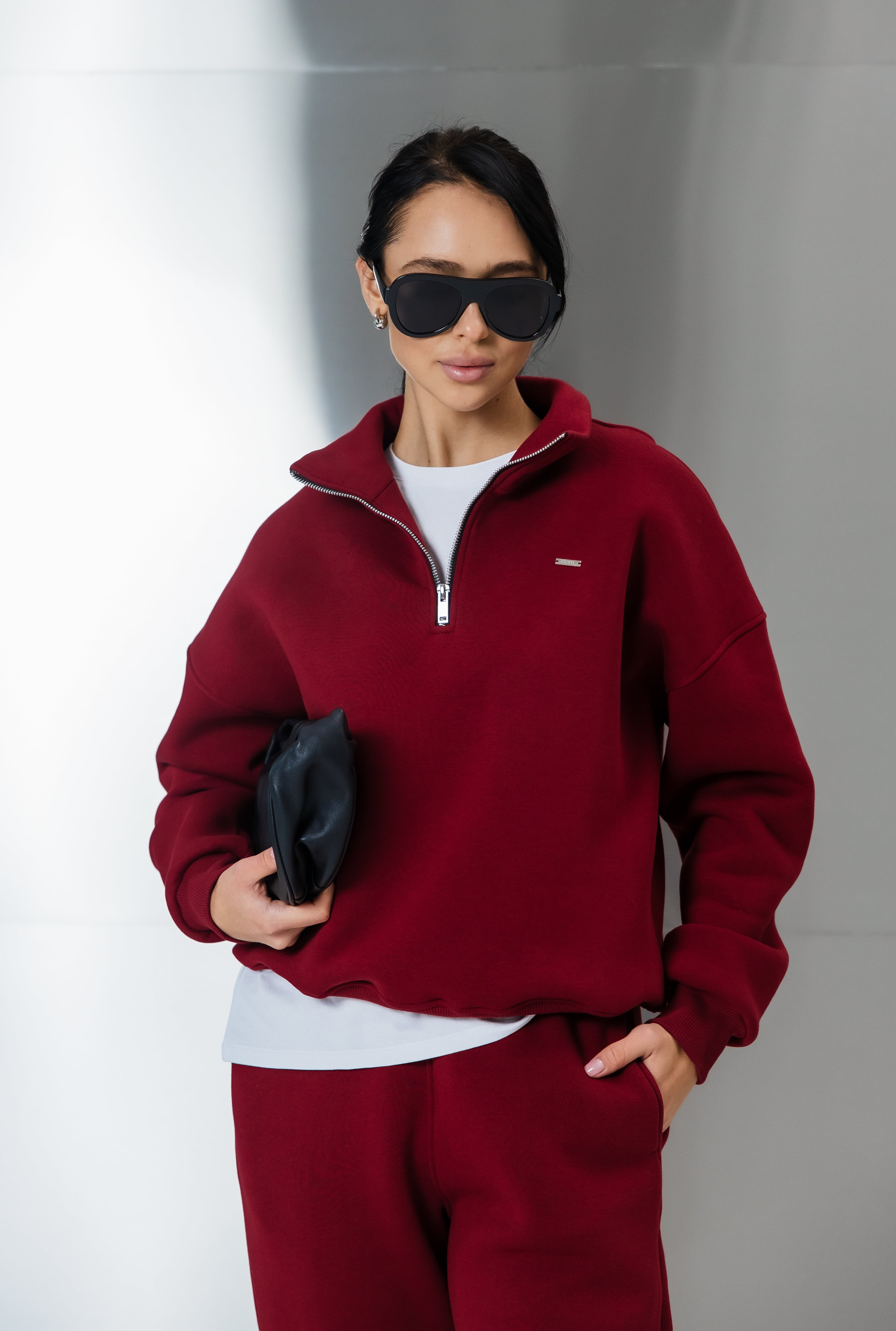 Теплий Zip-костюм 2025/26ʼ бордо