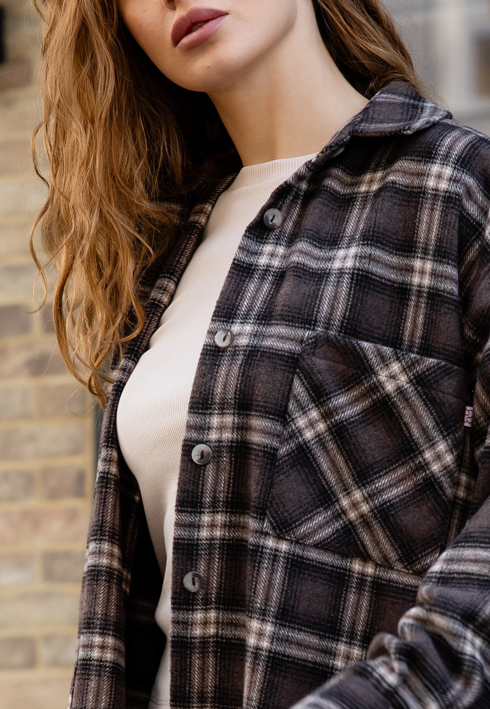 Тепла сорочка шоколад