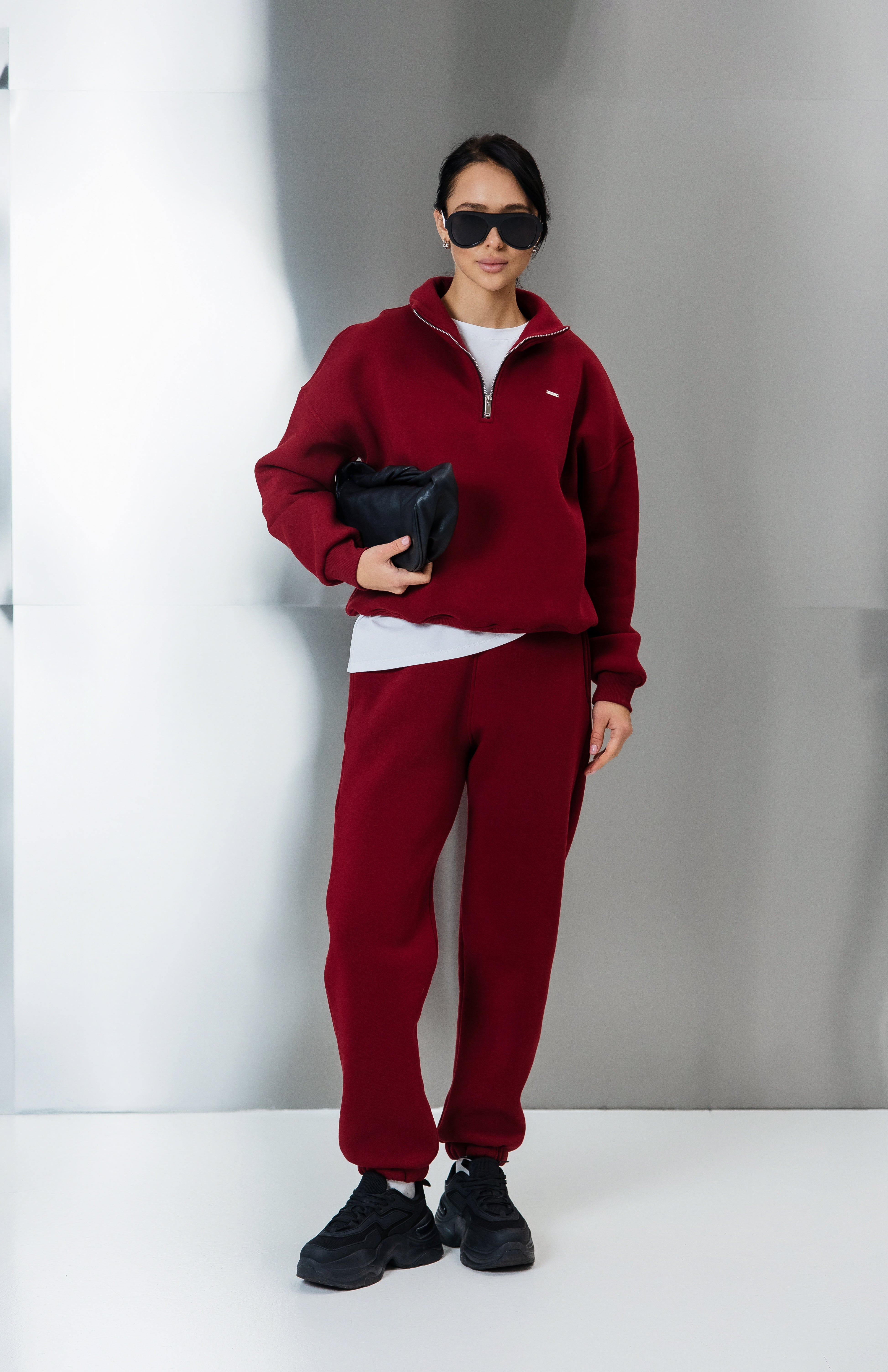 Теплий Zip-костюм 2025/26ʼ бордо