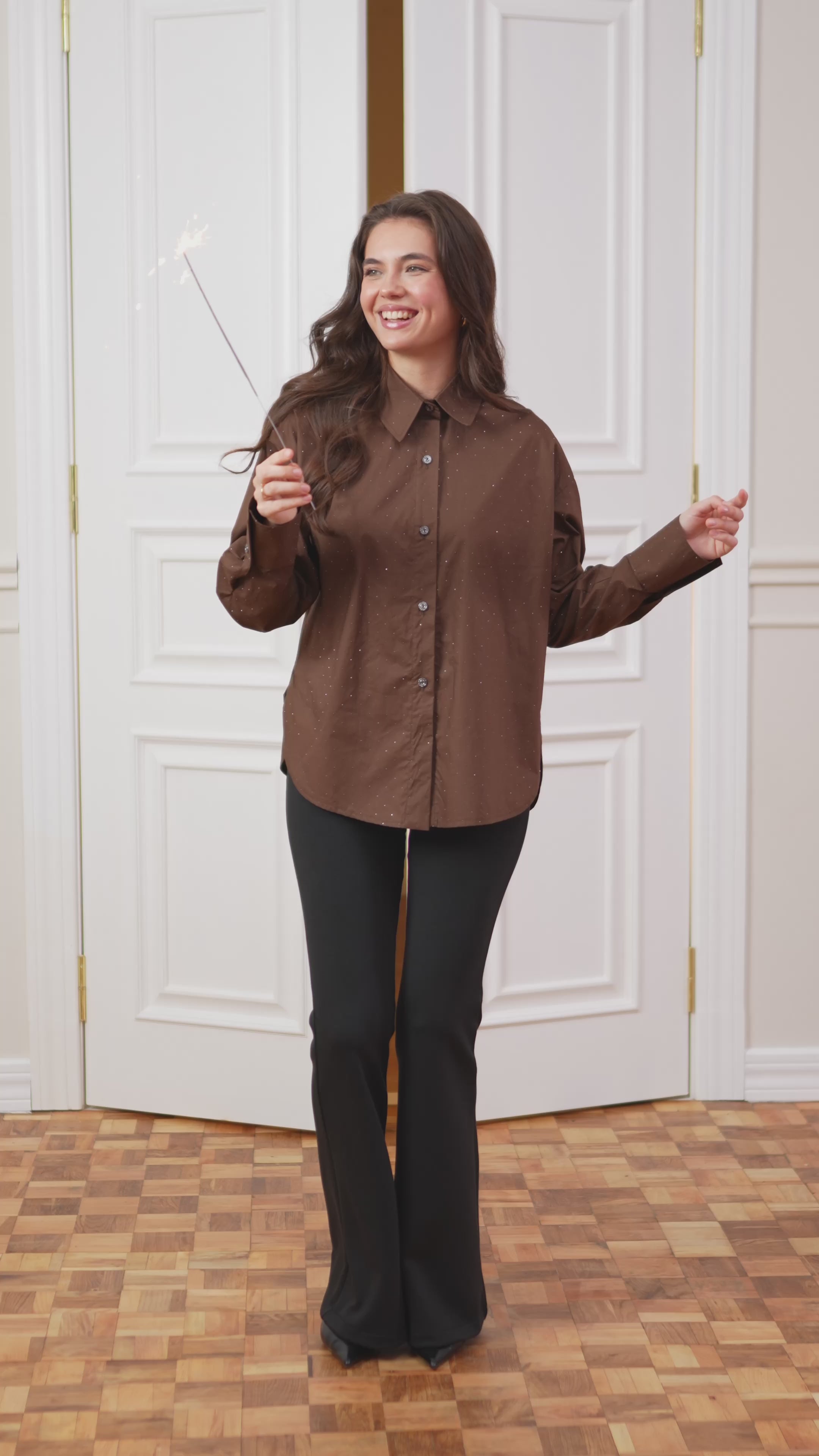 Сорочка SHINE шоколад